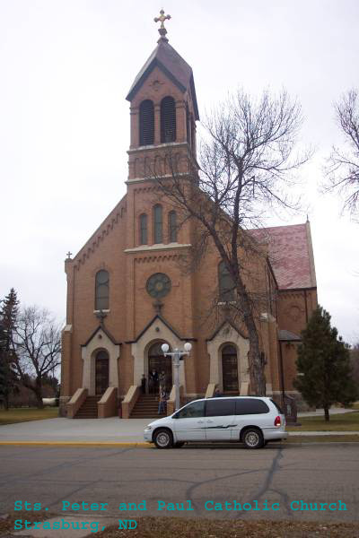Sts. Peter and Paul Catholic Church, Strasburg. ND, November 23, 2002