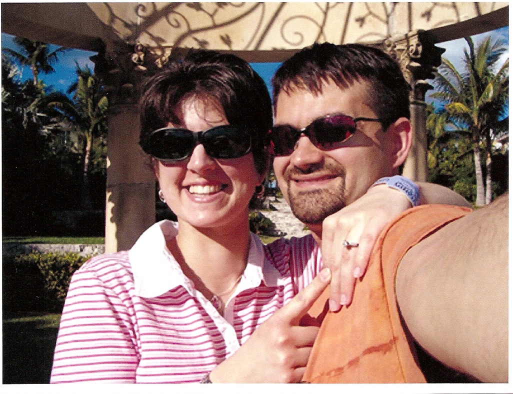 Lauren and Tim Engagement in 2006