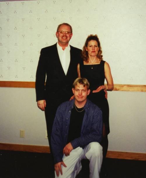 Patricia, Bruce and son, Jessie taken in 2001