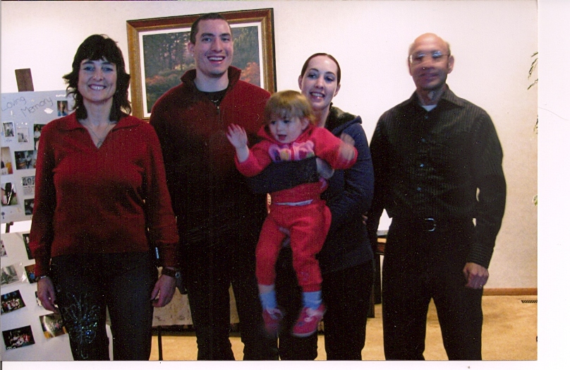 12/31/2009 Patrick, Theresa and children at father Edmund's funeral, Linton, ND