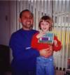 Terry and daughter Amanda, Christmas 2001