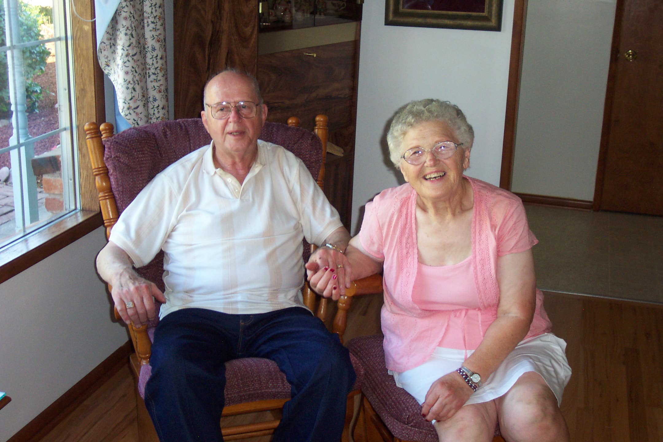 August 16, 2008, Joe and Fran's 60th wedding anniversary.