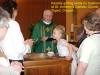 Kassidy getting ready for baptism, 10-11-2003