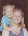 Kayla holding Kassidy, 2002
