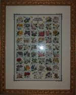 States Flower, Needle Point by Fran