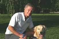 Jim and his dog, year 2006