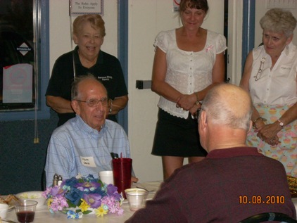 Matt and friend at Matt's 90th birthday, Benson, AZ