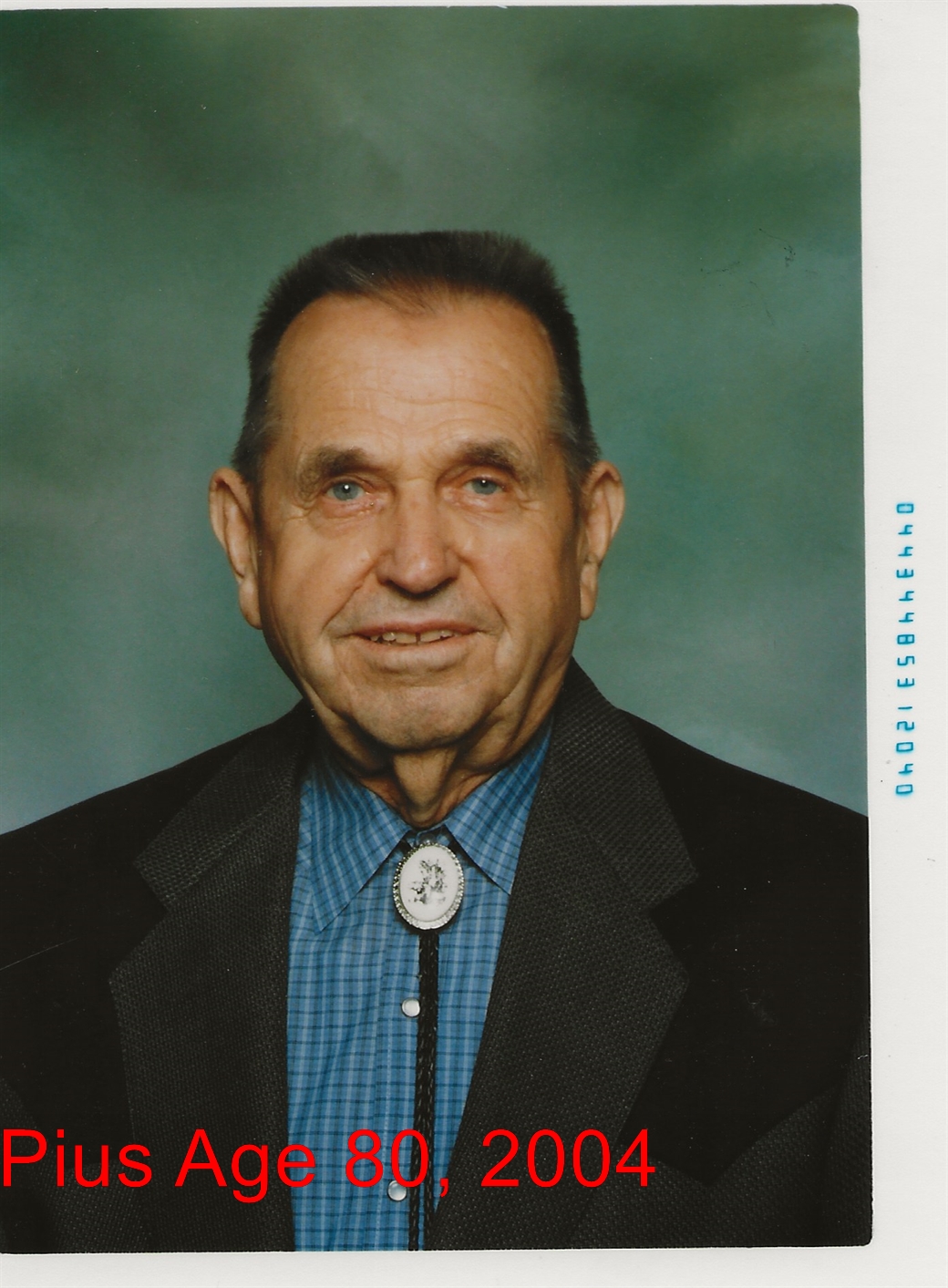 Pius Gross, age 80, taken November 2004