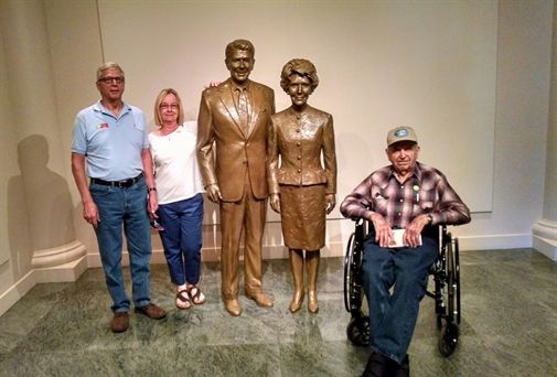 At the Ronald Reagan Museum, July 18, 2016.