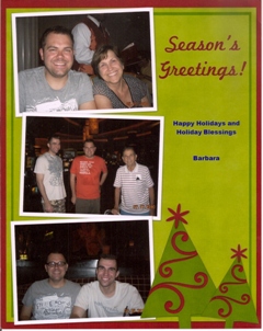 December 2010, Barbara, Christopher, Gregory and Pius.