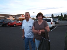 June 8, 2007: Barbara's aunt, half sister of her mother, Mary Lou living in Bend, OR