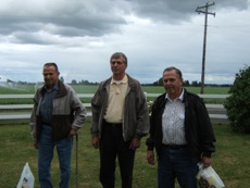June 10, 2007: Woodburn, OR Oster I Farmhouse, brothers Pius, Robert, and Ambrose Gross.