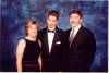 Barb, Greg, and George at Greg's 8th grade graduation