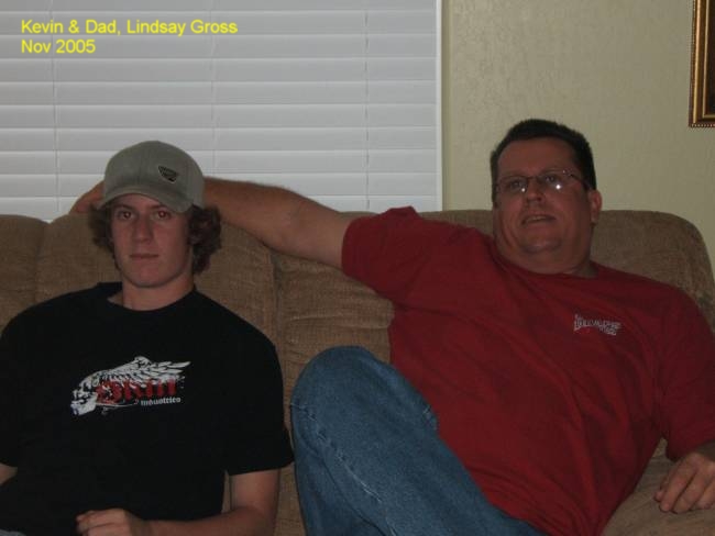 November 2005: Kevin and Lindsay.