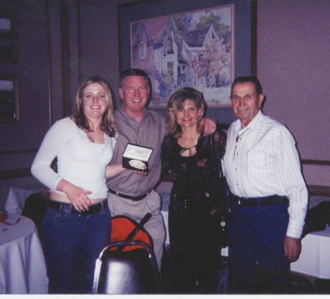 Shauna, Greg, Laura and Pius. Taken January 2003