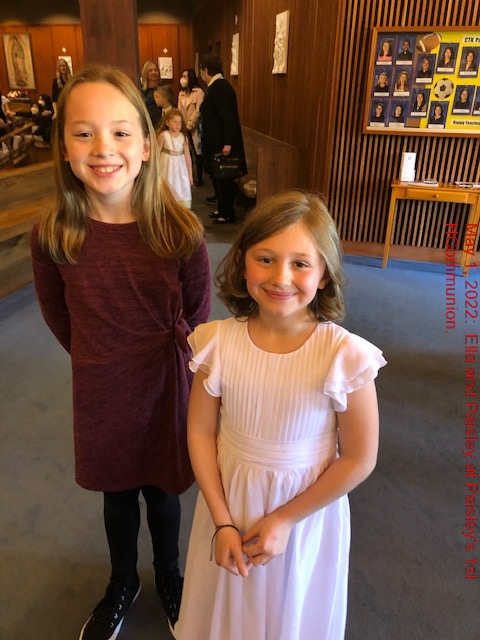 May 1, 2022:  Ella and Paisley