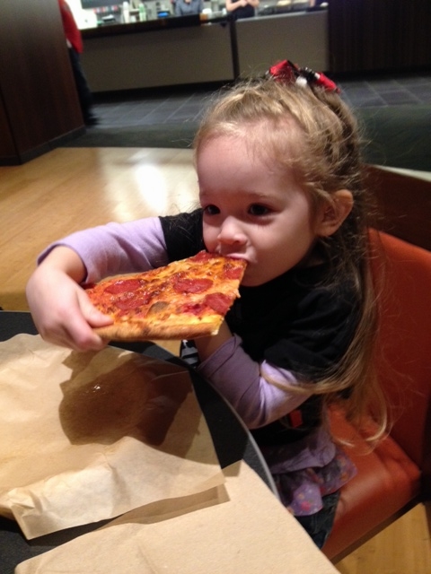 10-17-2014 Ella at first Blazer game.