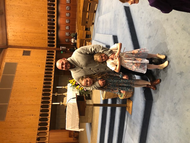 February 23, 2020:  Ella and Paisley Boullet baptized in the Roman Catholic faith by Msgr. John Cihak.
