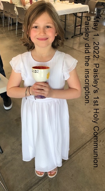 May 1, 2022:  Paisley's Chalice