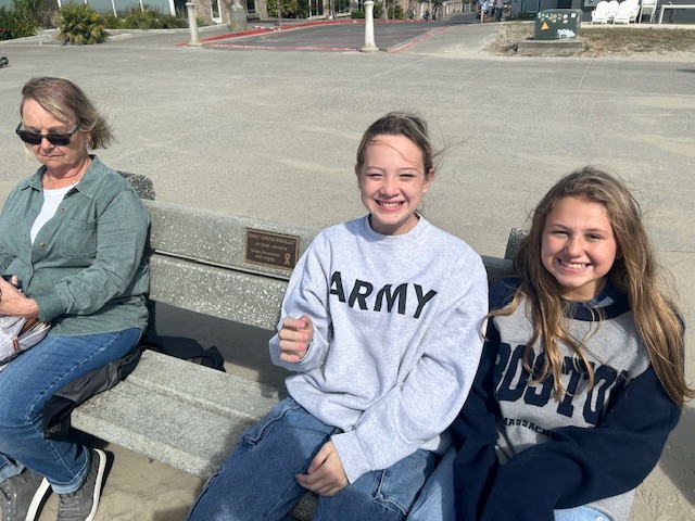 2024: By Emily's memorial bench, Seaside, Oregon.