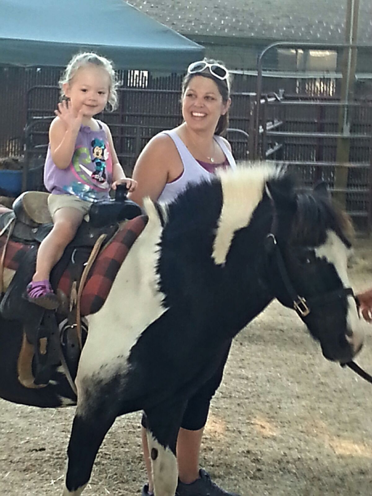 Ella with Mom at Portland Zoo, August 20, 2013