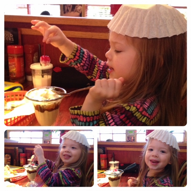 Ella's third birthday March 2014