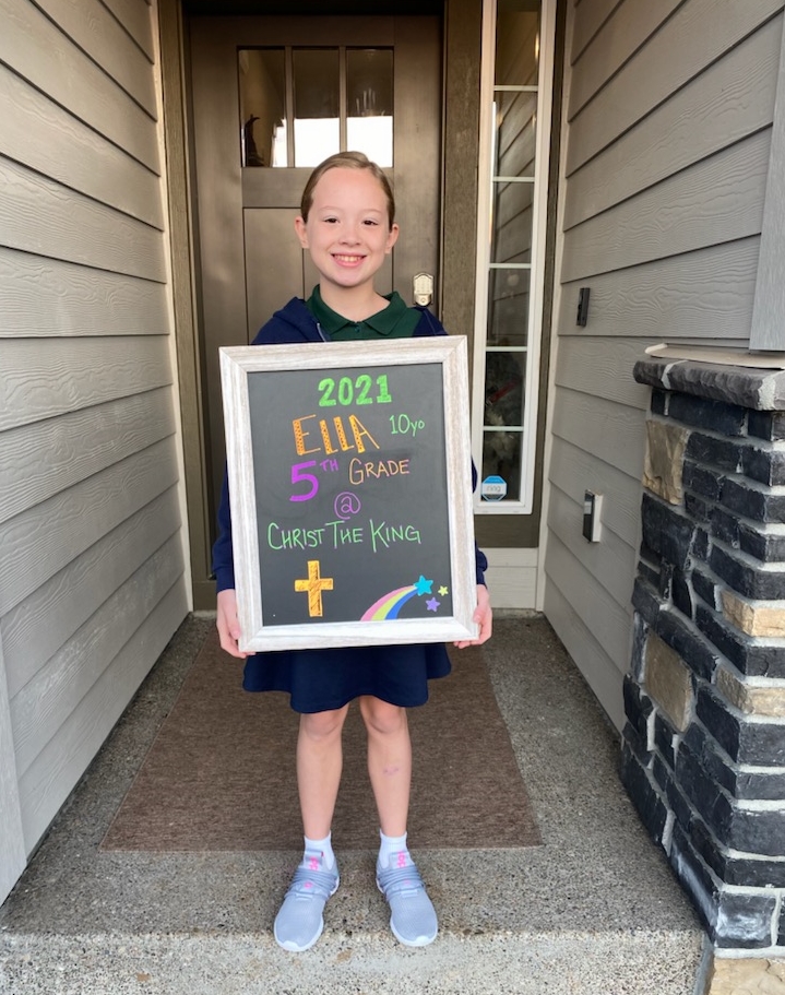 2021 5th grade at Christ The King Catholic school