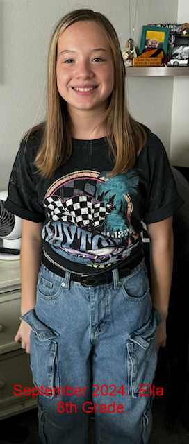 September 2024, 1st day 8th grade.