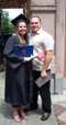June 17, 2006: Emily and Joey. Graduate Emily with a Bachelor of Arts from Marylhurst University, Marylhurst, OR.