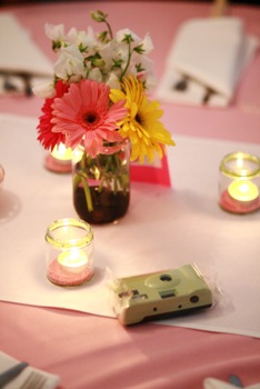 June 9, 2007: table arrangement