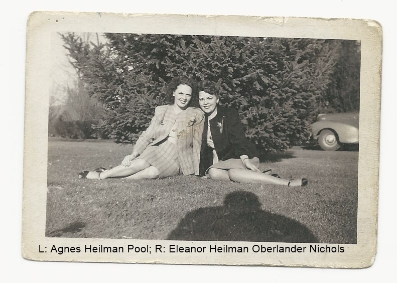 Jacob and Eva Heilman daughter's, Agnes and Eleanor
