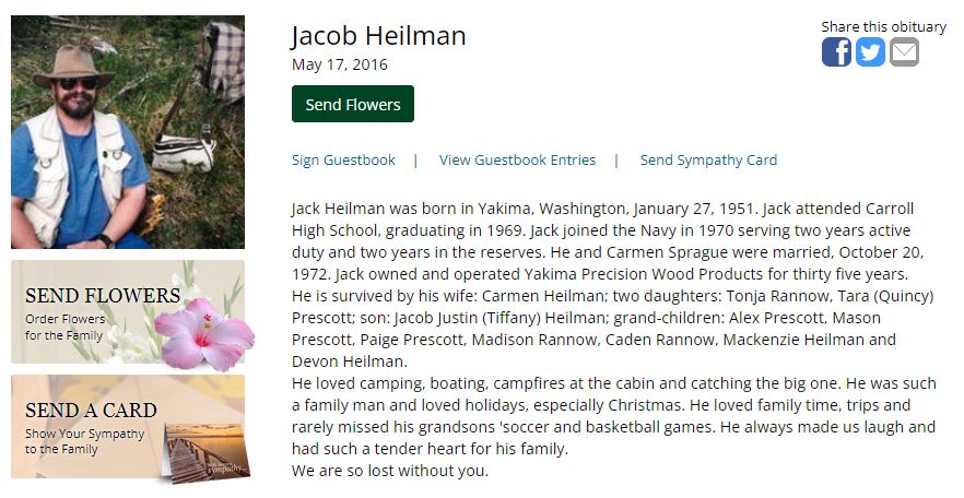 Son of Edmund and Maggie Heier Heilman