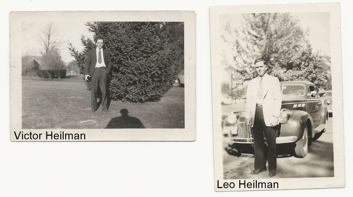 Jacob and Eva Heilman sons, Victor and Leo