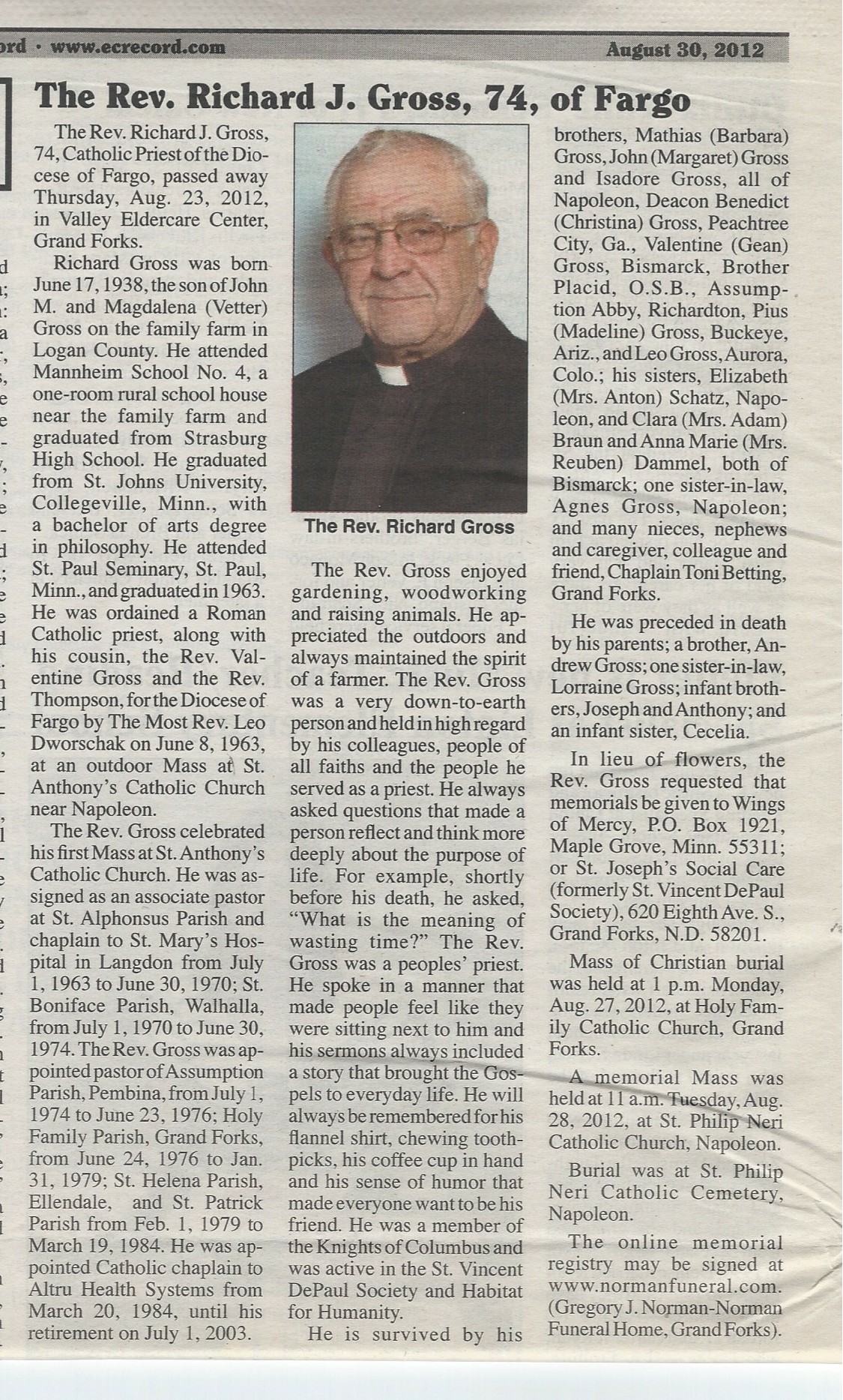 Fr. Richard Gross